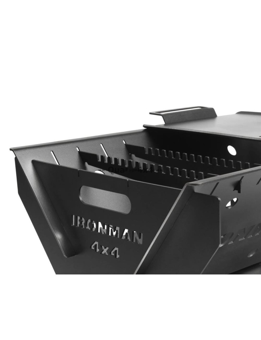 Zestaw ogniskowy Ironman 4x4: palenisko Portable Fire Pit i rożen elektryczny