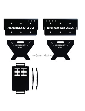 Zestaw ogniskowy Ironman 4x4: palenisko Portable Fire Pit i rożen elektryczny