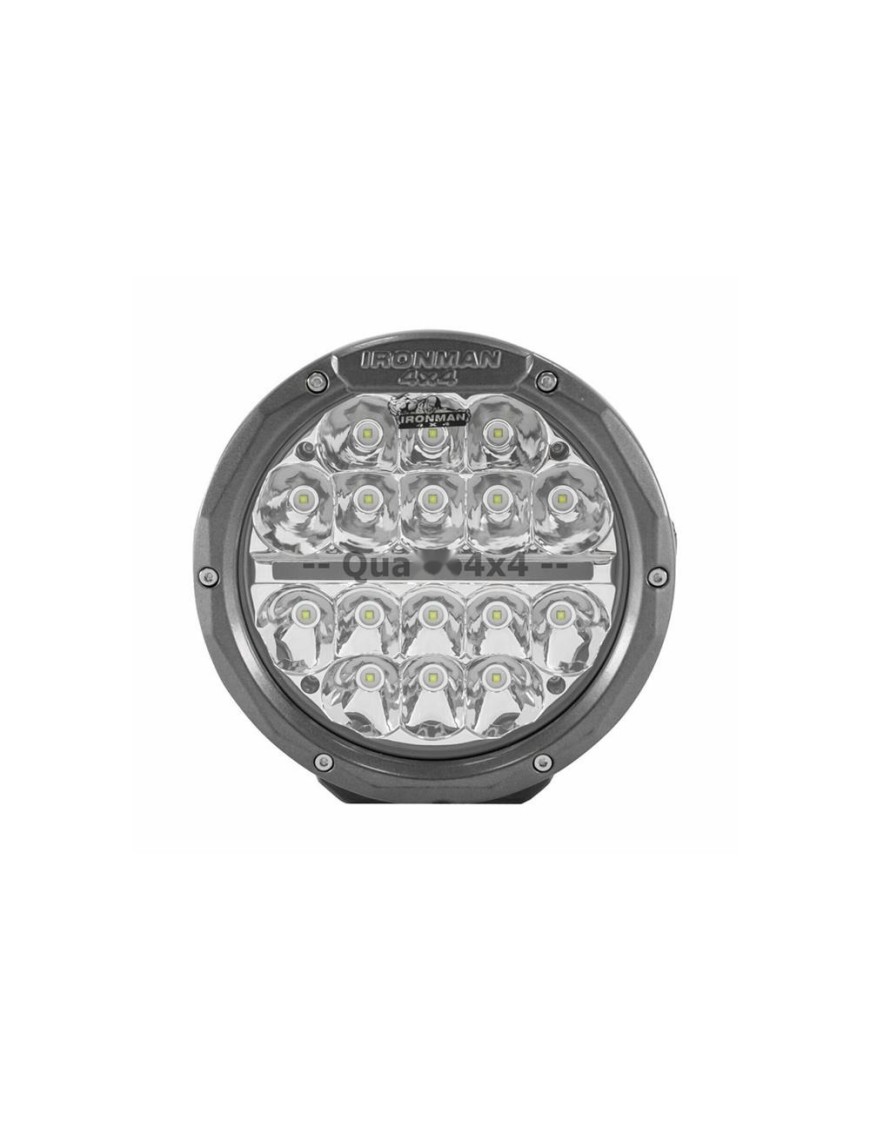 Reflektor LED Ironman 4x4 Meteor 7" 48 W ze światłem do jazdy dziennej