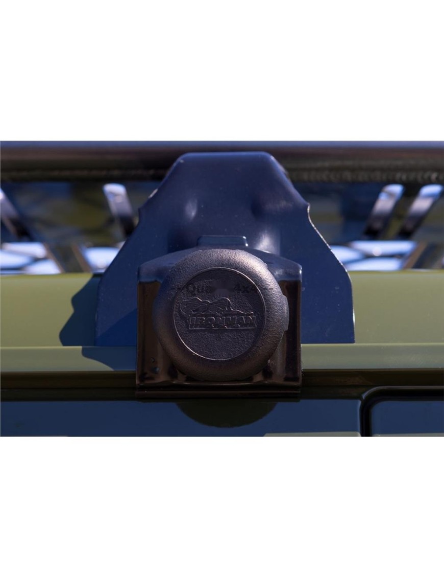 Łapki do rynienek dachowych Ironman 4x4, 125 mm — komplet 8 sztuk