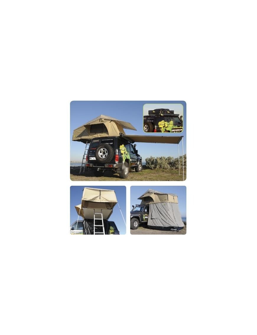 Bagażnik dachowy Ironman 4x4 pod namiot dachowy, stalowy, 2,2 x 1,25 m