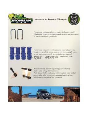 Jarzma resora (u-bolty) Ironman 4x4 — SsangYong Musso Q201/Q205/Q215 od 10.2018