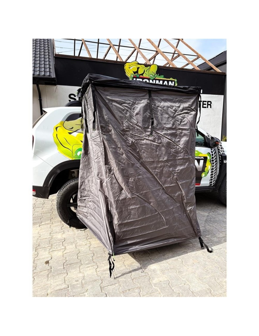 Kabina prysznicowa Ironman 4x4 DeltaWing Ensuite XT, obrót w lewo (pivot left)