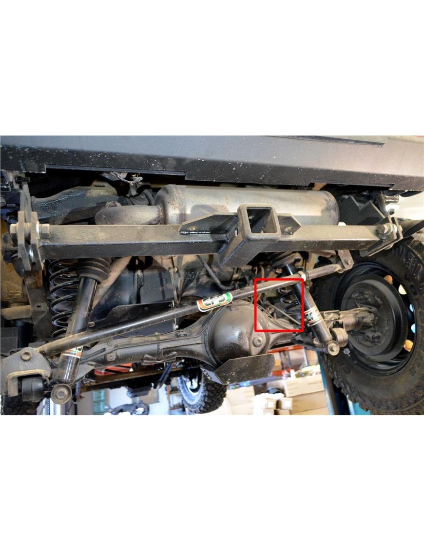 Przewód hamulcowy EFS, tył wydłużony do liftu 2-4" — Suzuki Jimny