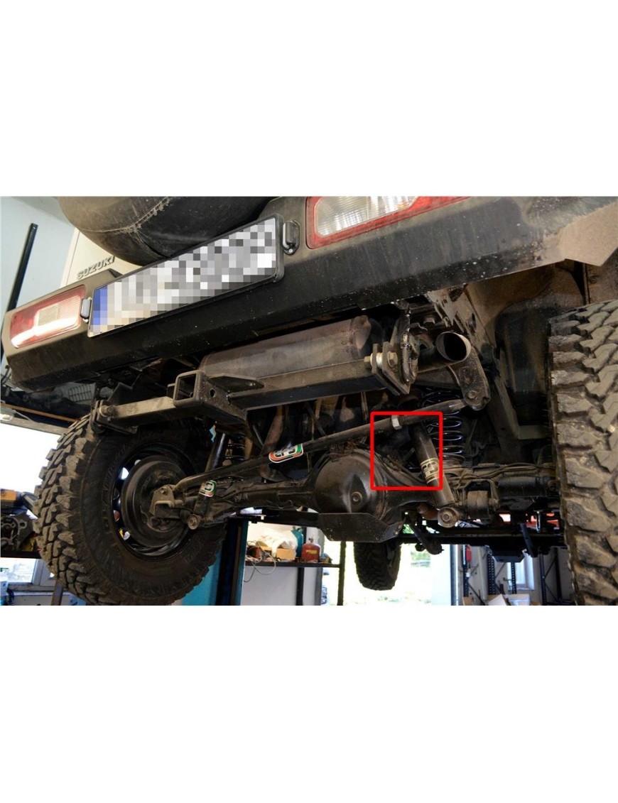 Przewód hamulcowy EFS, tył wydłużony do liftu 2-4" — Suzuki Jimny