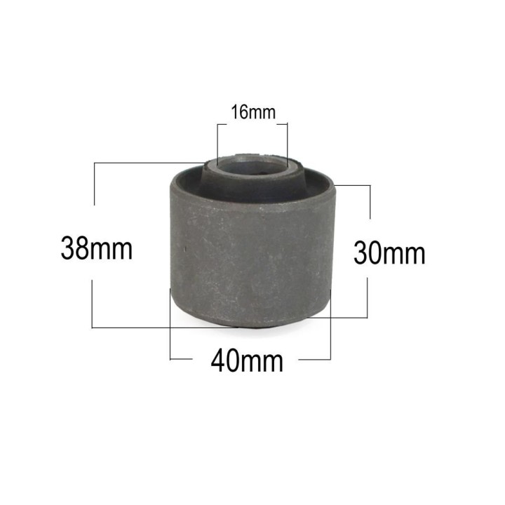 Tuleja amortyzatora EFS 4x4, dolna gumowo-metalowa 38/30×40×16 mm EFS4WD - ujęcie 2