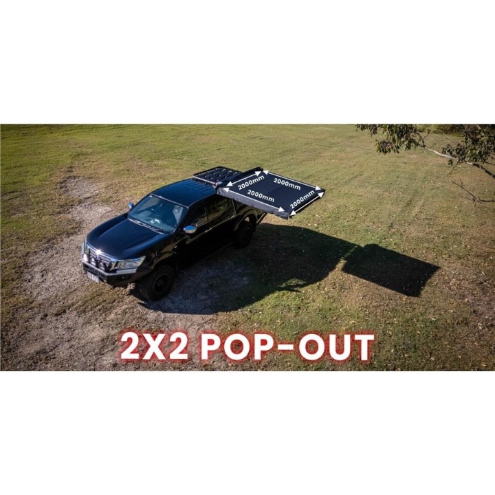 Markiza EFS 2 x 2 m Pop Out, wolnostojąca, siłowniki gazowe EFS4WD - ujęcie 6