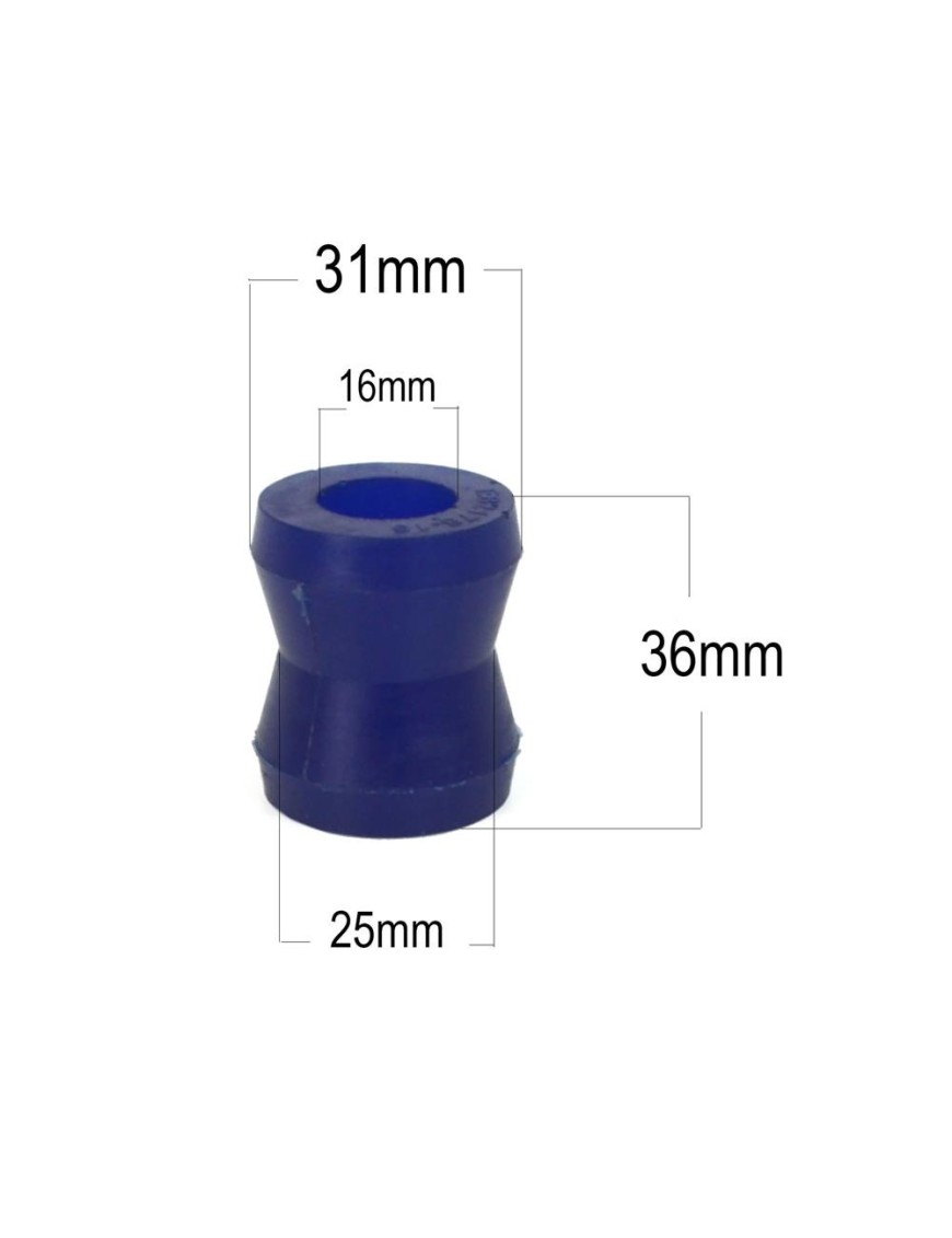 Tuleja amortyzatora EFS, poliuretan 80 Duro, otwór 16 mm — Jeep Grand Cherokee ZJ/WJ