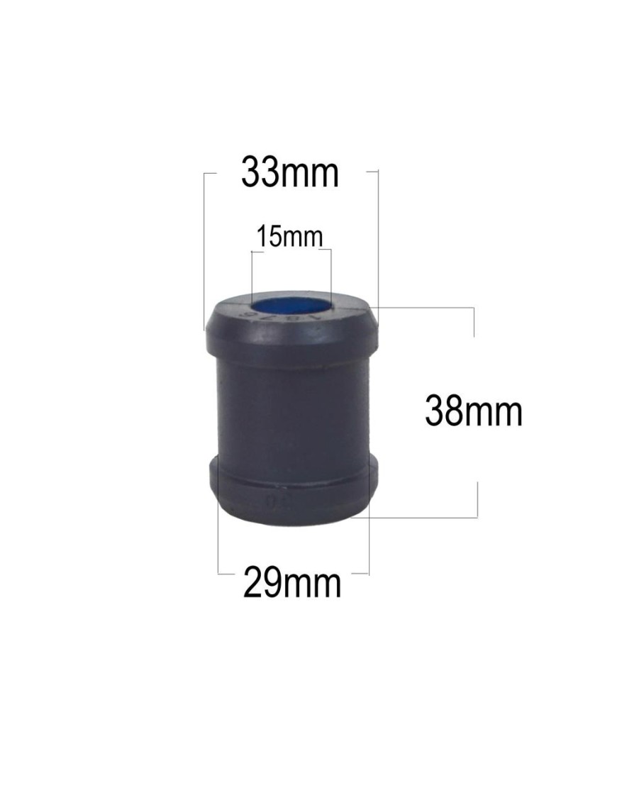 Tuleja amortyzatora EFS, poliuretan 80 Duro — 38 x 33/29 x 15 mm