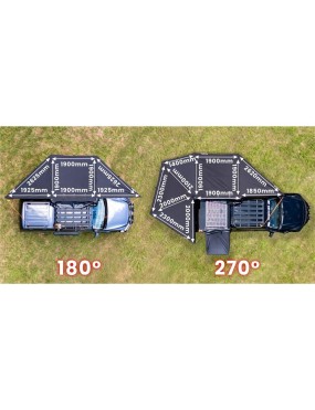 Markiza EFS Ya'Mate 180°, wolnostojąca, z oświetleniem LED