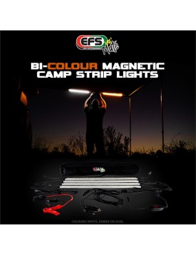 Zestaw oświetlenia biwakowego EFS Ya'Mate Bi-Colour — 4 listwy LED, IP65