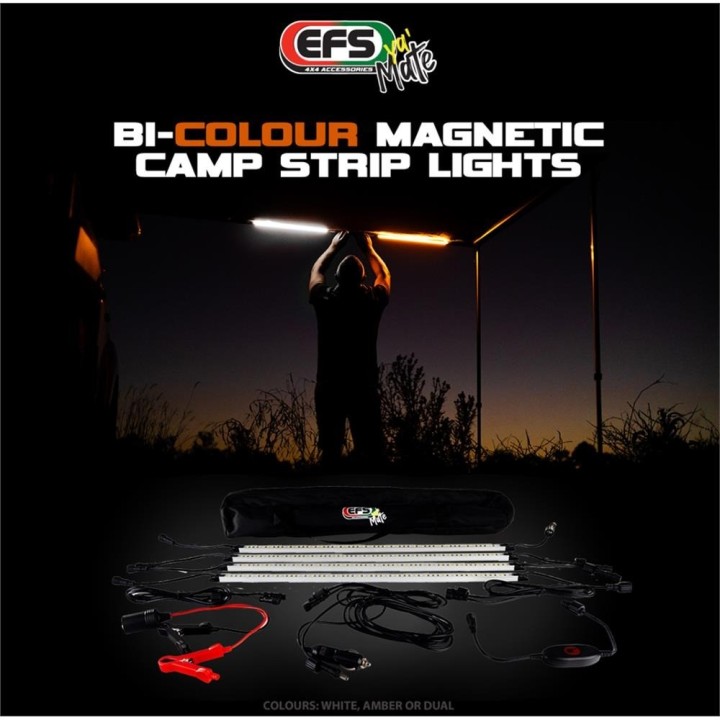 Zestaw oświetlenia biwakowego EFS Ya'Mate Bi-Colour — 4 listwy LED, IP65 EFS4WD - ujęcie 8