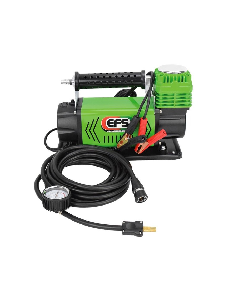 Kompresor przenośny EFS 12V, 160 l/min — wąż 5 m z manometrem