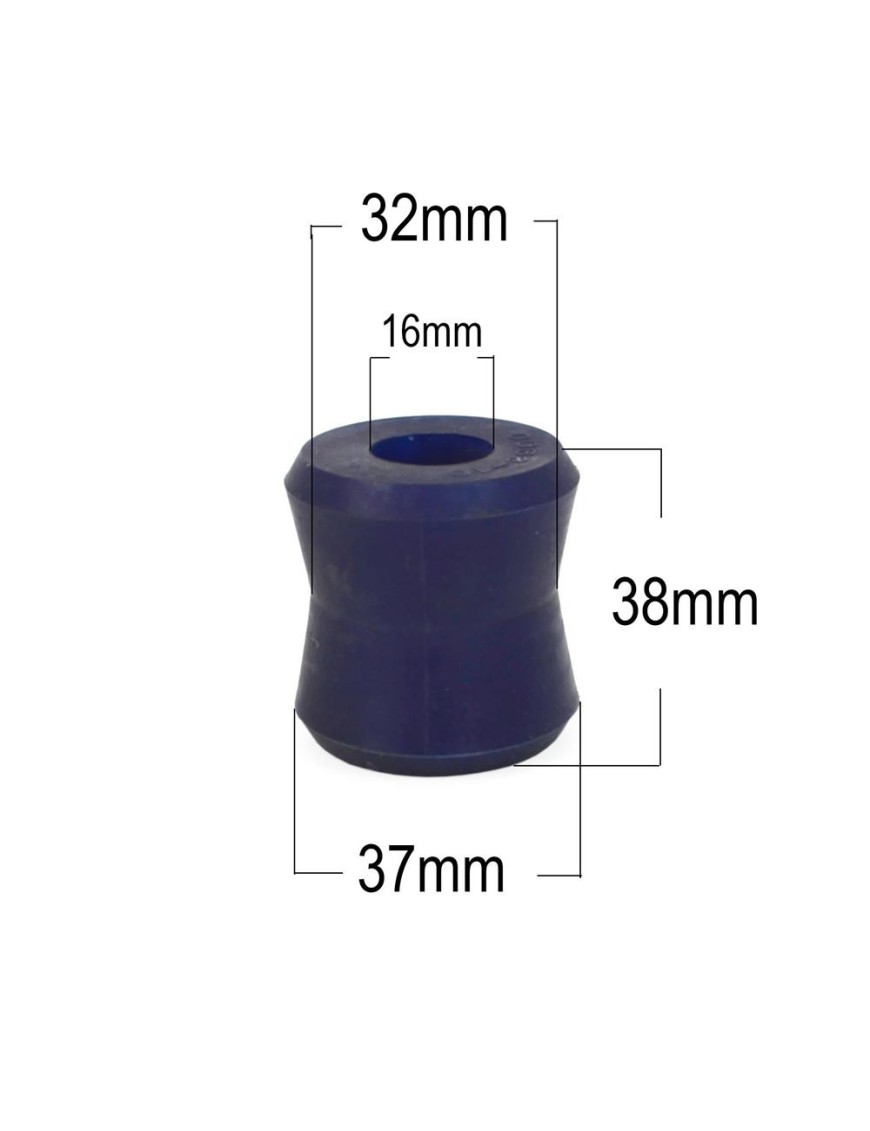 Tuleja amortyzatora EFS, poliuretan 80 Duro, 38 x 37/32 x 16 mm