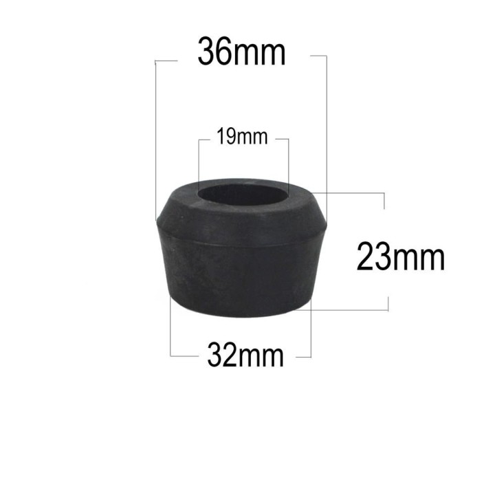 Półtuleja amortyzatora EFS, gumowa — otwór 19 mm, 40/32 x 52 x 16 mm EFS4WD - ujęcie 2