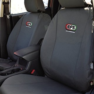 Pokrowce na fotele przednie EFS 4x4, bawełna 865 g/m² — Suzuki Jimny od 11.2018 EFS4WD
