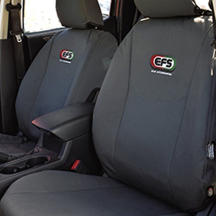 Pokrowce na fotele przednie EFS 4x4, bawełna 865 g/m² — Suzuki Jimny od 11.2018 EFS4WD