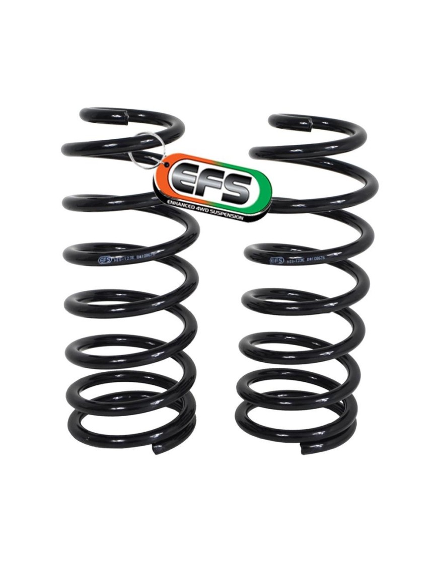 Sprężyny tylne EFS, lift 45 mm, do 150 kg — Nissan Navara D23 / NP300 (komplet)
