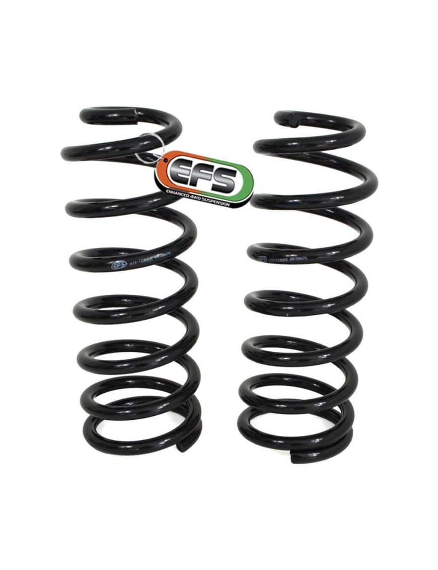Sprężyny tylne EFS, lift 45 mm, obciążenie 150-250 kg — Nissan Navara D23 / NP300 (komplet)