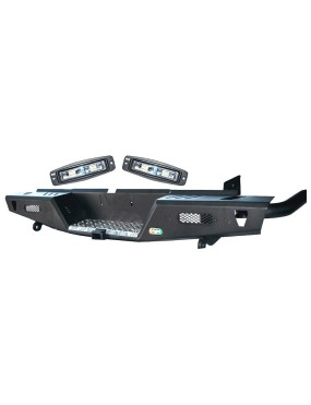Zderzak tylny stalowy EFS z orurowaniem i światłami LED — Mitsubishi L200 / Triton od 2015