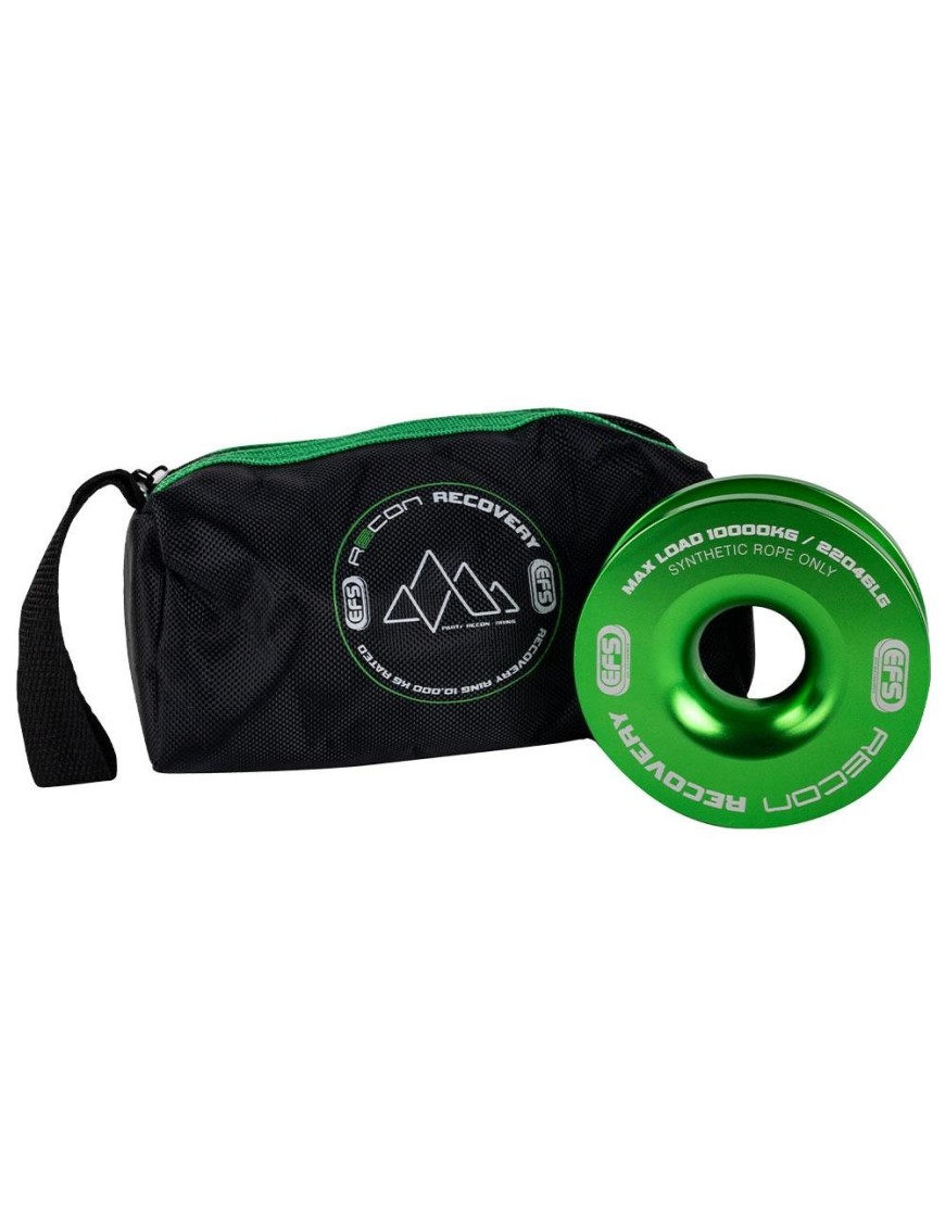Zblocze pierścieniowe EFS Recon Ring 10 t, aluminiowe, do lin syntetycznych