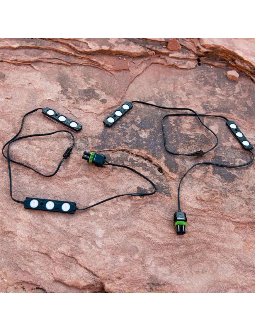 Zestaw oswietlenia LED progow Rock Slide Engineering, para