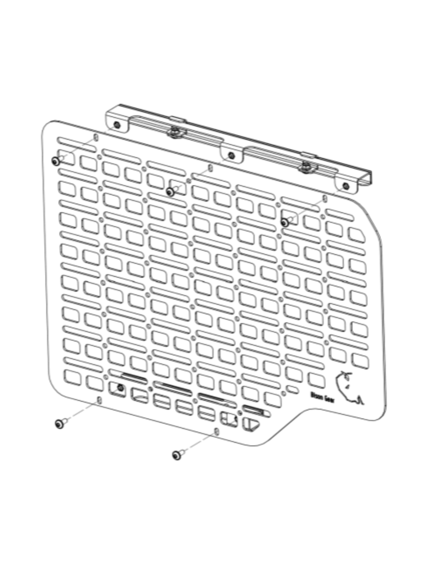 Panel MOLLE na Duże Drzwi - Grenadier