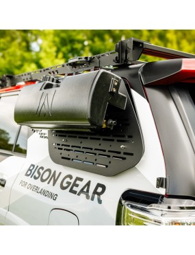 Zewnętrzny panel MOLLE Bison Gear - Toyota 4Runner 5. gen. - Strona: Lewa, Relingi fabryczne