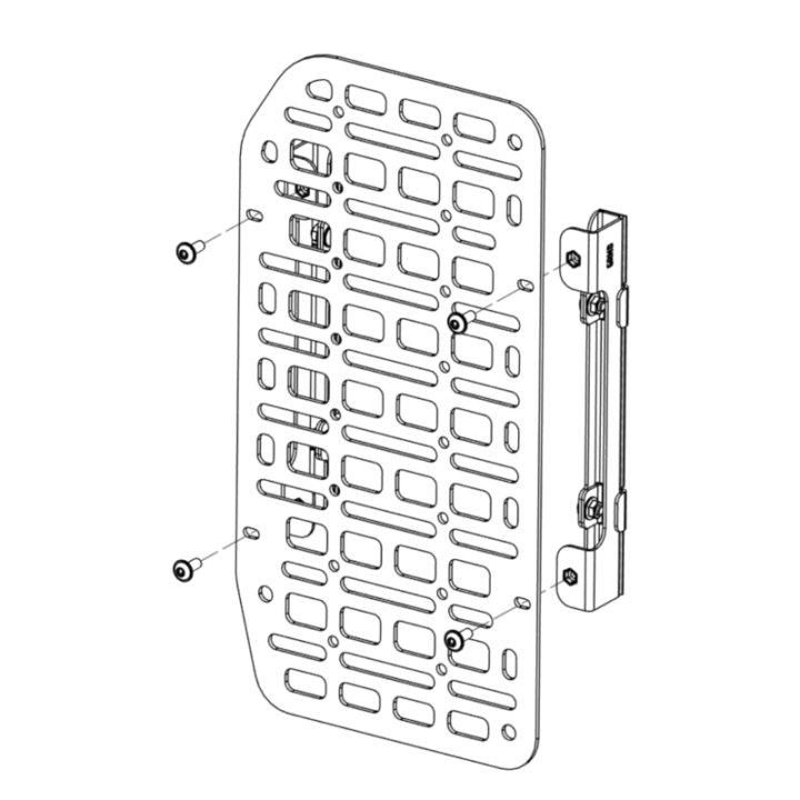 Mały Panel MOLLE na Drzwi - Grenadier Bison Gear - ujęcie 4