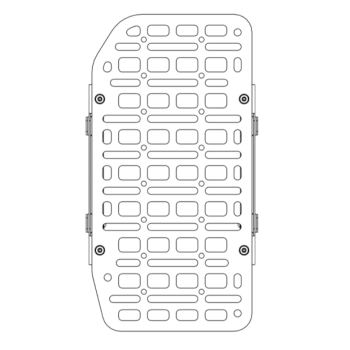Mały Panel MOLLE na Drzwi - Grenadier Bison Gear - ujęcie 5