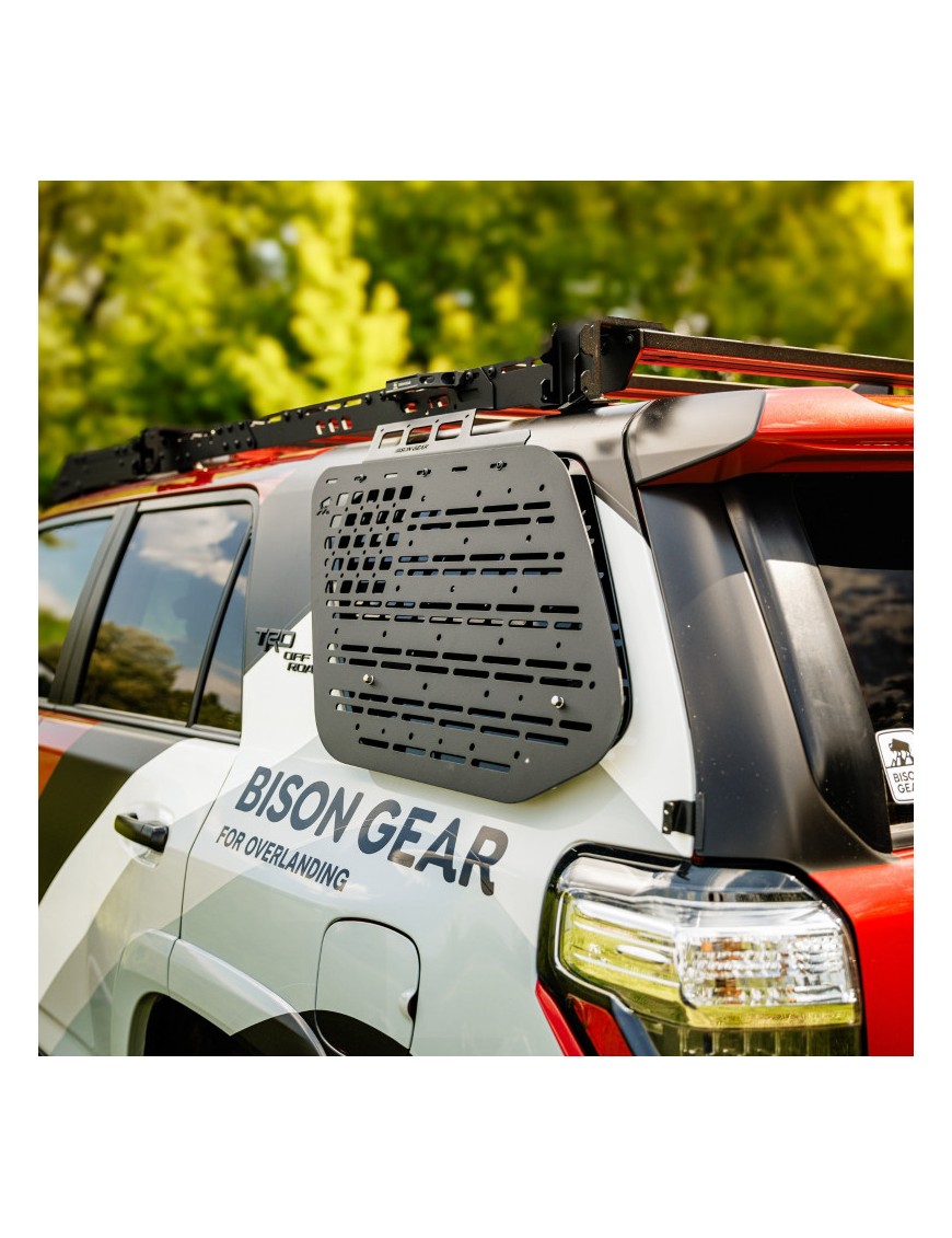 Zewnętrzny panel MOLLE Bison Gear - Toyota 4Runner 5. gen. - Strona: Prawa, Relingi fabryczne