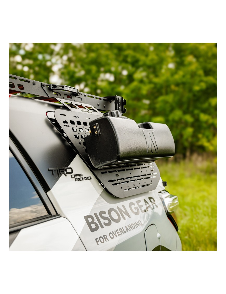 Zewnętrzny panel MOLLE Bison Gear - Toyota 4Runner 5. gen. - Strona: Prawa, Relingi fabryczne