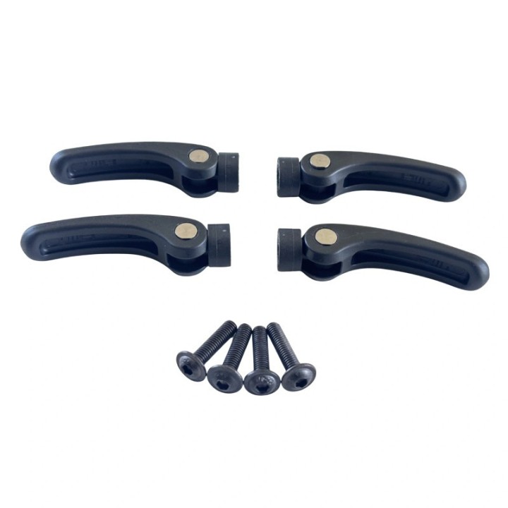 Dźwignie Zaciskowe do Regulacji Półki Wyprawowej (4 szt.) - Wrangler JLU Bison Gear