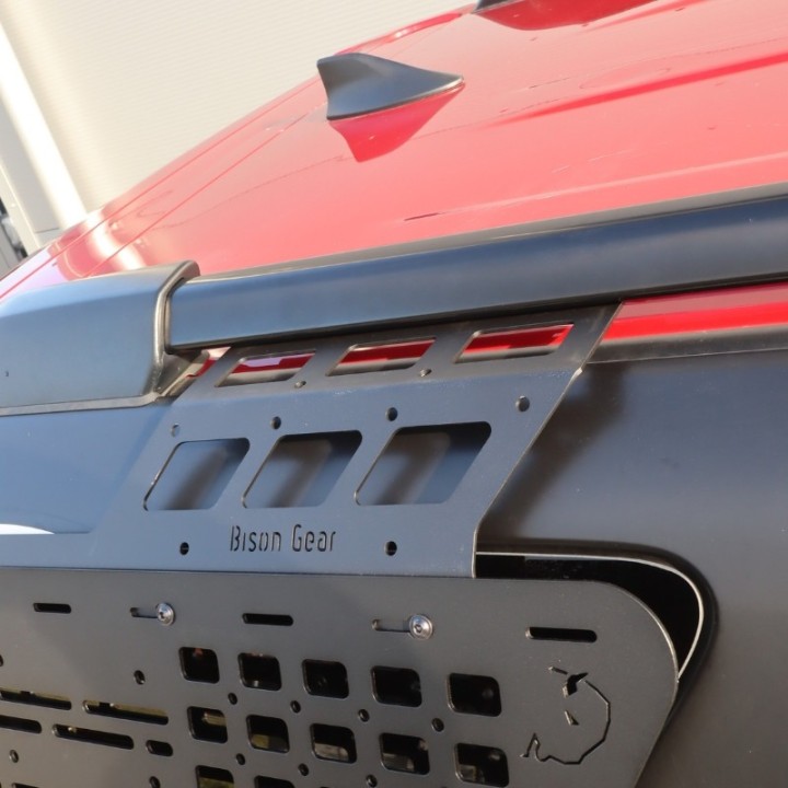 Zewnętrzny panel MOLLE Bison Gear - Toyota 4Runner 5. gen. - Strona: Lewa, Bagażnik niskoprofilowy - ujęcie 26