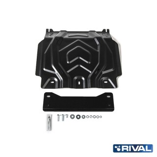 Osłona silnika Rival stal 3 mm — Mitsubishi L200 2015-2023, Pajero Sport od 2016, Fiat Fullback 2016-2020