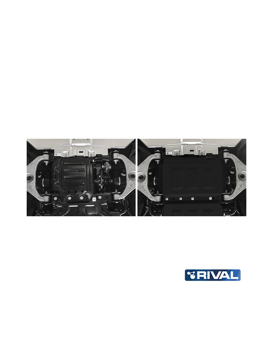 Osłona silnika Rival — stal 3 mm — Ford Ranger Raptor 2019-2022, Ranger 2011-2015, 2015-2022