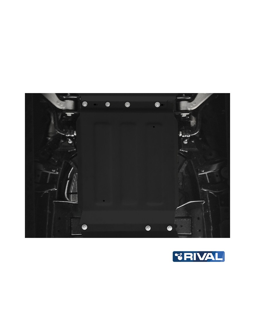 Osłona skrzyni biegów Rival — stal 3 mm — Ford Ranger Raptor 2019-2022, Ranger 2011-2015, 2015-2022
