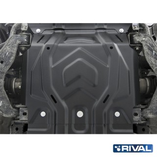 Osłona silnika Rival stal 3 mm — Mitsubishi L200 2015-2023, Pajero Sport od 2016, Fiat Fullback 2016-2020 - ujęcie 2