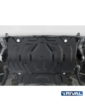 Osłona chłodnicy Rival stal 3 mm — Mitsubishi L200 2015-2023, Pajero Sport od 2016, Fiat Fullback 2016-2020