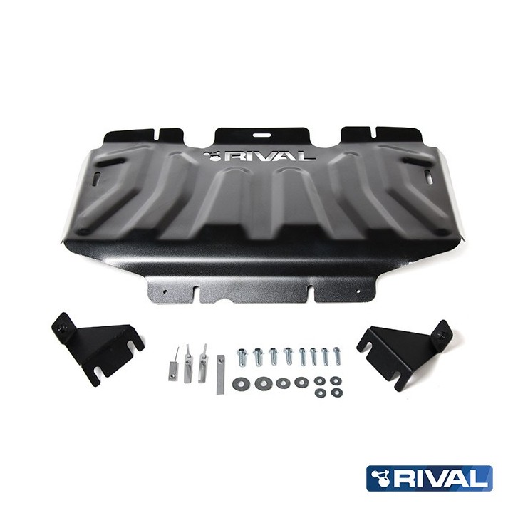 Osłona chłodnicy Rival stal 3 mm — Nissan Navara 2004-2021, Pathfinder 2004-2014, Mercedes-Benz X-Class 2017-2020