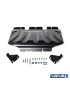Osłona chłodnicy Rival stal 3 mm — Nissan Navara 2004-2021, Pathfinder 2004-2014, Mercedes-Benz X-Class 2017-2020