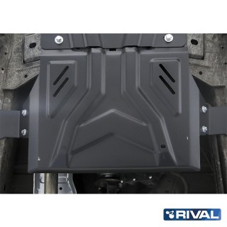 Osłona reduktora Rival stal 3 mm — Mitsubishi L200 2015-2023, Pajero Sport od 2016, Fiat Fullback 2016-2020 - ujęcie 2