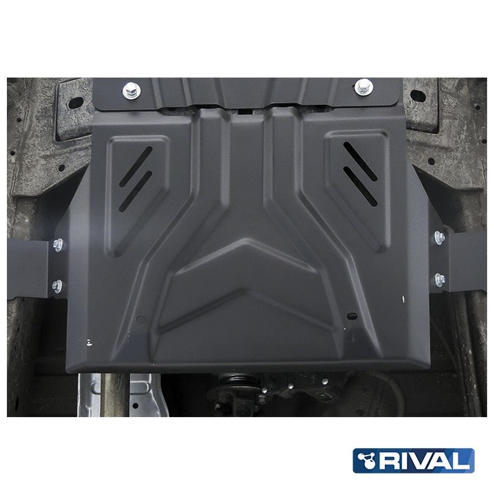 Osłona reduktora Rival stal 3 mm — Mitsubishi L200 2015-2023, Pajero Sport od 2016, Fiat Fullback 2016-2020 - ujęcie 2