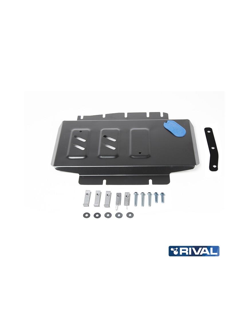 Osłona silnika Rival stal 3 mm — Nissan Navara 2004-2021, Pathfinder 2004-2014, Mercedes-Benz X-Class 2017-2020