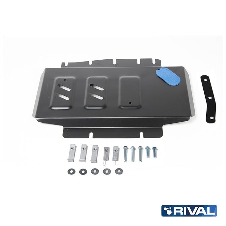 Osłona silnika Rival stal 3 mm — Nissan Navara 2004-2021, Pathfinder 2004-2014, Mercedes-Benz X-Class 2017-2020