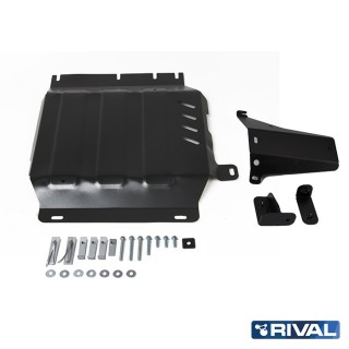 Osłona reduktora Rival stal 3 mm — Nissan Navara D23 2,3d od 2015 (montaż Hiszpania), Frontier D40