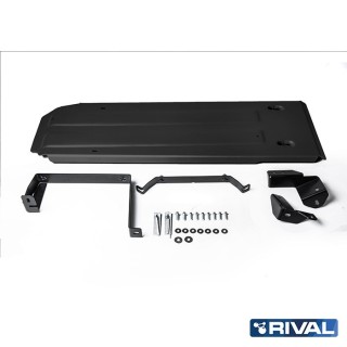 Osłona zbiornika paliwa Rival — stal 3 mm — Nissan Navara 2,3 diesel 2014-2019 (AdBlue)