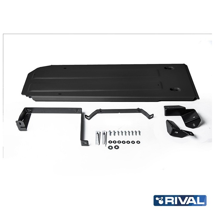 Osłona zbiornika paliwa Rival — stal 3 mm — Nissan Navara 2,3 diesel 2014-2019 (AdBlue)