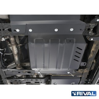Osłona reduktora Rival stal 3 mm — Nissan Navara D23 2,3d od 2015 (montaż Hiszpania), Frontier D40 - ujęcie 2