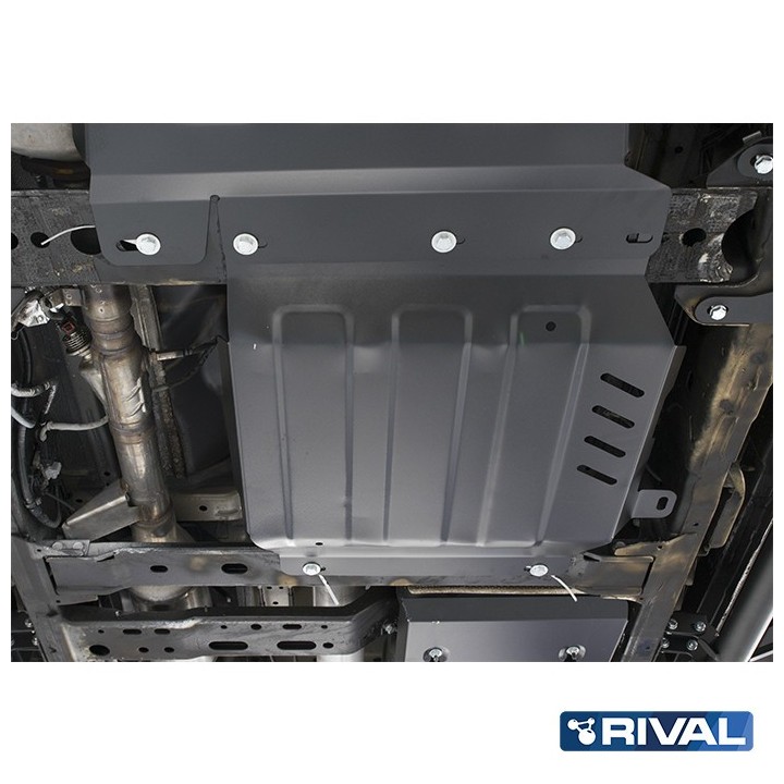 Osłona reduktora Rival stal 3 mm — Nissan Navara D23 2,3d od 2015 (montaż Hiszpania), Frontier D40 - ujęcie 2